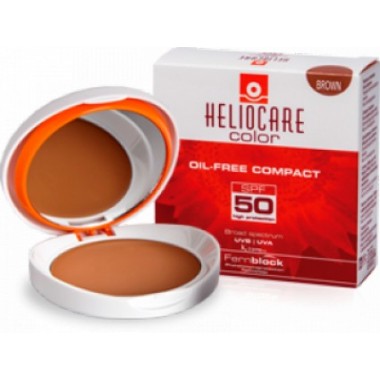 Heliocare compacto oil-free color brown spf50